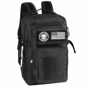 Mochila De Costas Militar Black Skull Clio - 17 Preto