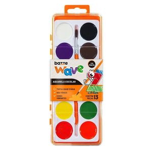 Aquarela Bazze - 8 Cores C- Pincel