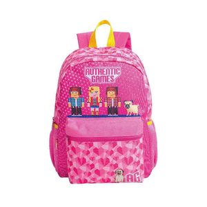 Mochila De Costas Infantil Authentic Games Rosa - Sestini