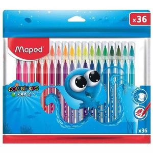 Canetinha Hidrocor Color Peps Ocean Maped - 36 Cores