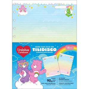 Refil Tilidisco Universitário Ursinhos Carinhosos Tilibra - 90g 50 Folhas