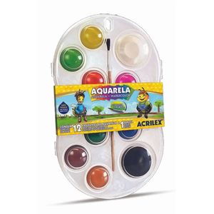 Aquarela Acrilex - 12 Cores