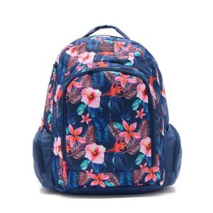 Mochila De Costas Container Floral Azul - Dermiwil