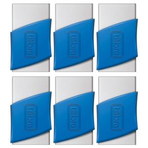 Kit Borracha Branca C- Capa Plástica Tilibra - C- 6 Unidades