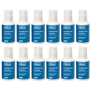 Caixa Corretivo Liquido Tilibra - 18ml C- 12 Unidades