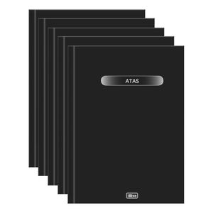 Livro Ata Sem Margem Capa Dura Tilibra - 100 Folhas C- 5 Unidades