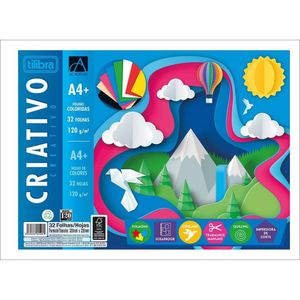 Bloco Criativo A4 Tilibra - 320 X 235mm 120gr 32 Folhas