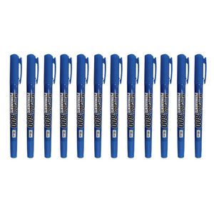 Caixa Marcador Permanente Duplo Tilibra - C- 12 Unidades Azul