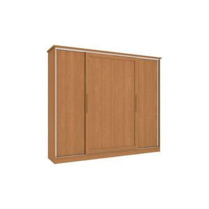 Guarda Roupa 4 Portas De Correr E 4 Gavetas N565 Flex Canela-canela Ou Macadamia - Kappesberg