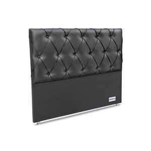 Painel De Cama Box Estofada Murat Facto Gray Casal - Courano Cinza - Ortobom