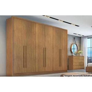 Guarda Roupa 6 Portas E 8 Gavetas Robust-livorno Cumaru - Novo Horizonte