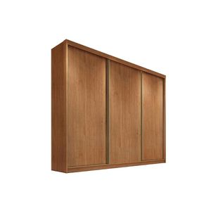 Guarda Roupa 3 Portas E 8 Gavetas Diamond-londres Plus Cumaru - Novo Horizonte
