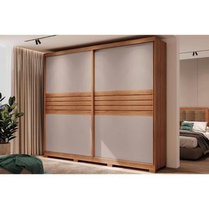 Guarda Roupa 2 Portas E 4 Gavetas Magnum 1175 Flex Freijo Ou Freijo C- Avela - Carraro