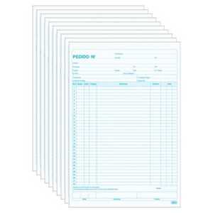 Talão De Pedido 1-9 Grande Tilibra - 75 Folhas C- 10 Unidades