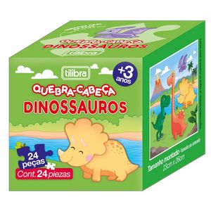Quebra-cabeça Tilibra Pedagógico Dinossauros