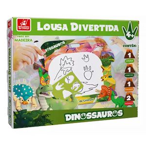Lousa Divertida Dinossauros Brincadeira De Criança 5 Peças
