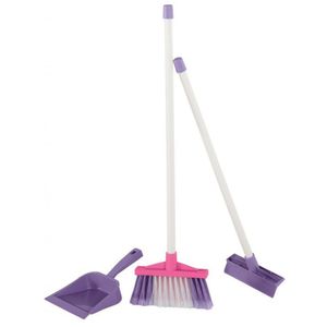 Kit Limpeza Simples Rosa Tateti Calesita - 3pçs