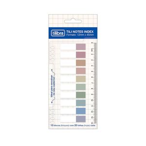 Tili Notes Index Tilibra - 12x45mm 200 Folhas