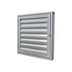 Porta Alçapão Alumínio Galvanizado 60x60 R120 Silver - Prata - Cinza