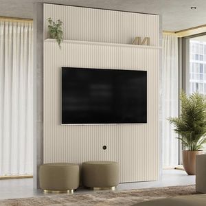 Painel Piso-teto 1 Prateleira New Interlagos Off White