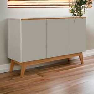 Buffet Ares Lux 03 Portas Gianduia e Nature Tebarrot