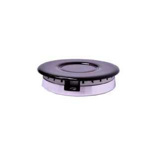 Kit Espalhador E Queimador Semi Rápido Médio Sabaf Preto Com Inox