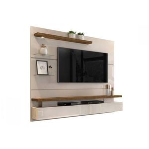 Painel Quarto P- Tv Até 55 Pol Greco C- 1 Nicho 183x165cm Off White-demolição - Dj Móveis