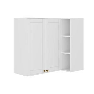Armário De Cozinha Modulado Bella 2604 Canto Reto Com 2 Portas 94cm Branco