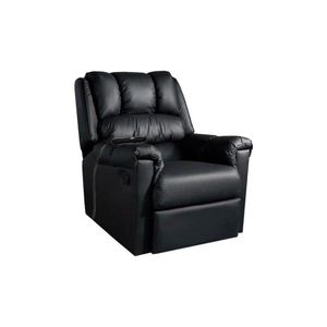 Poltrona Do Papai Reclinável C- Massagem Vermont Zero Wall Courano Preto - Probel