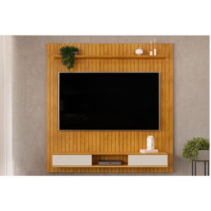 Home P- Tv Até 70 Polegadas Lexus Ripado C- Prateleira E Nichos179x183cm Cedro-bali - Dj Móveis