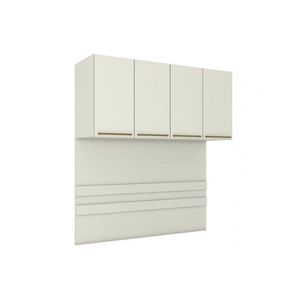 Módulo De Quarto Casal Armário Ponte Aéreo Mc11 Seletto C- 4 Portas Areia - Henn