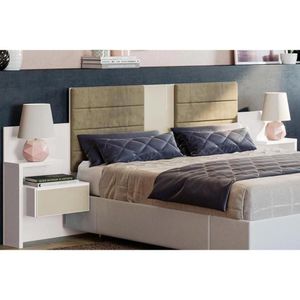 Painel Cama Box Madeirado Casal-queen G290 C- 2 Gavetas Branco - Kappesberg