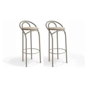 Banqueta De Cozinha Dublin 1b706 Kit 2 Un Niquel Nude 16
