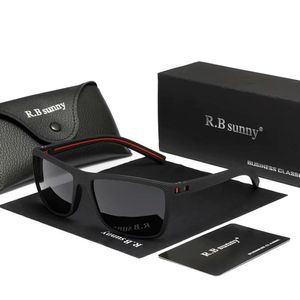 Óculos Polarizados Para Homens E Mulheres Design Esportivo Uv400 Preto Vermelho