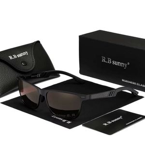 Óculos De Sol Polarizados Para Homens E Mulheres Estilo Retangulares Design Piloto Uv400 Preto Marrom