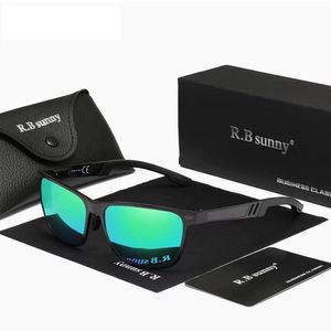 Óculos De Sol Polarizados Para Homens E Mulheres Estilo Retangulares Design Piloto Uv400 Verde