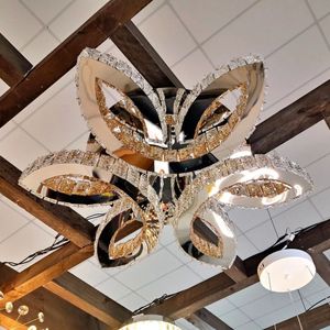 Dinamica Plafon Dcx00131 Led 108w Metal+cristais 3000-6000k
