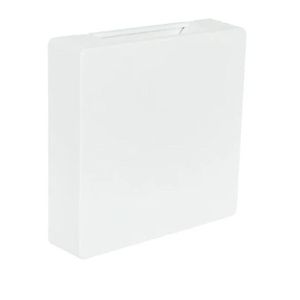 Arandela Clean Branco Quadrado 3w 3000k Abs 2fachos Blumenau