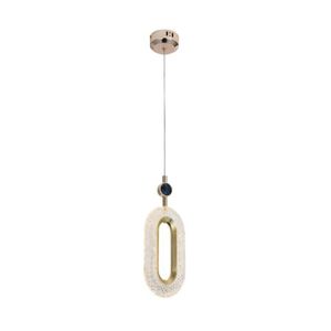 Dinamica Pendente Dcx00765 7w 3000k Dourado