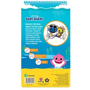 Livro De Colorir Com água - Aqua Book Baby Shark
