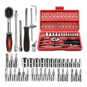 Kit Ferramentas Multiuso E Maleta - 46 Peças
