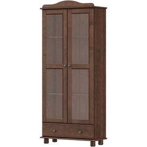 Armario Cristaleira Madeira Maciça 85 Cm 8932 Cafe Milani Store Cafe