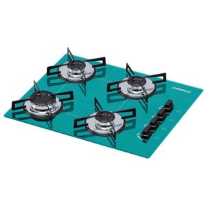 Cooktop 4 Bocas Ultra Chama Verde Gn