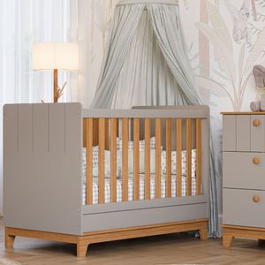 Berço Mini Cama Chantilly Expresso Móveis Fendi-nature