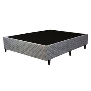 Base Cama Box Casal 138cm X 188cm X 42cm Universal Cinza