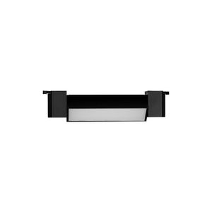 Spot Direcionável Para Trilho Eletrificado Blumenau Led Up Linear Difuso 10w Bivolt Preto 3000k Luz Amarela