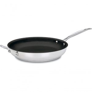 Cuisinart Frigideira 30 Cm Antiaderente Inox Com Alça Auxiliar