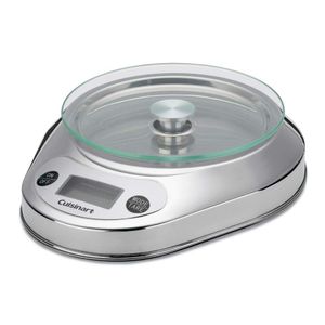 Cuisinart Balança Digital De Cozinha Com Tigela Inox 5 Kg Prata