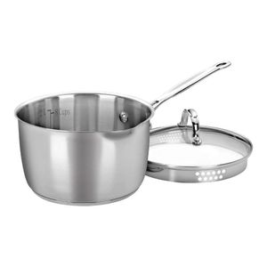 Cuisinart Panela Inox 3l Com Tampa E Bico De Escorrimento