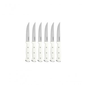Cuisinart Conjunto De 6 Facas Para Churrasco Triple Rivet Branco